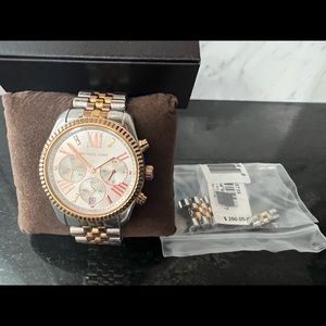 Michael Kors tri colored watch